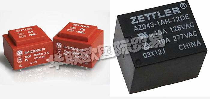 德國ZETTLER公司主要供應：德國賽特勒繼電器,ZETTLER變壓器，貼片式變壓器，環形變壓器，密封變壓器，電流互感器，電源模塊，溫控器，接觸器，太陽能繼電器等產品。